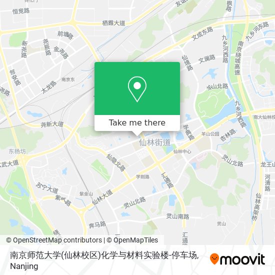 南京师范大学(仙林校区)化学与材料实验楼-停车场 map