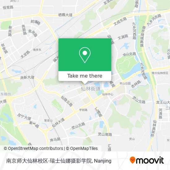 南京师大仙林校区-瑞士仙娜摄影学院 map