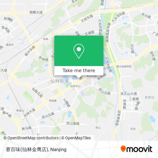 赛百味(仙林金鹰店) map