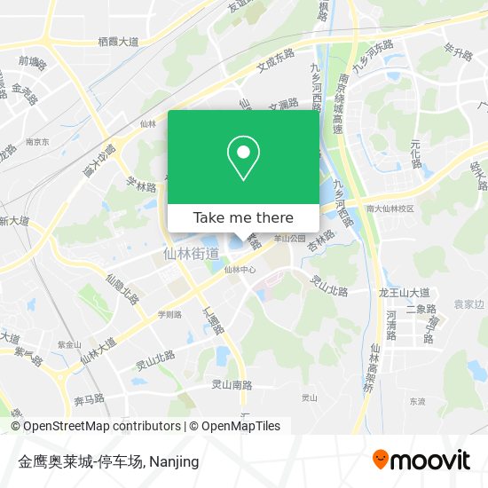 金鹰奥莱城-停车场 map