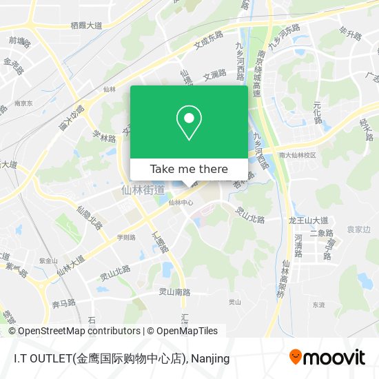 I.T OUTLET(金鹰国际购物中心店) map