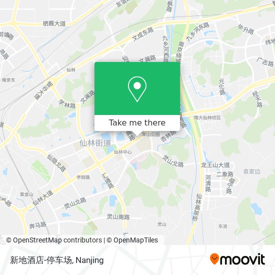 新地酒店-停车场 map