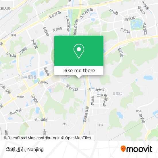 华诚超市 map