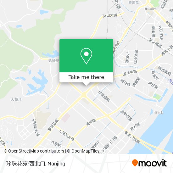 珍珠花苑-西北门 map