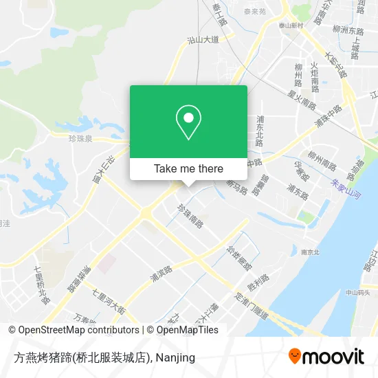方燕烤猪蹄(桥北服装城店) map