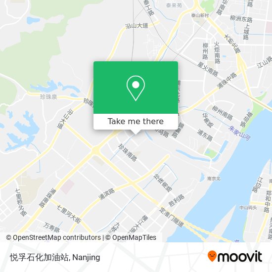 悦孚石化加油站 map