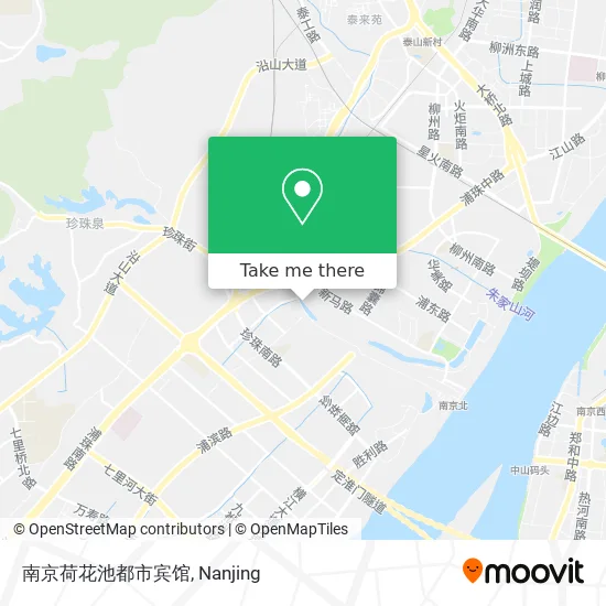 南京荷花池都市宾馆 map
