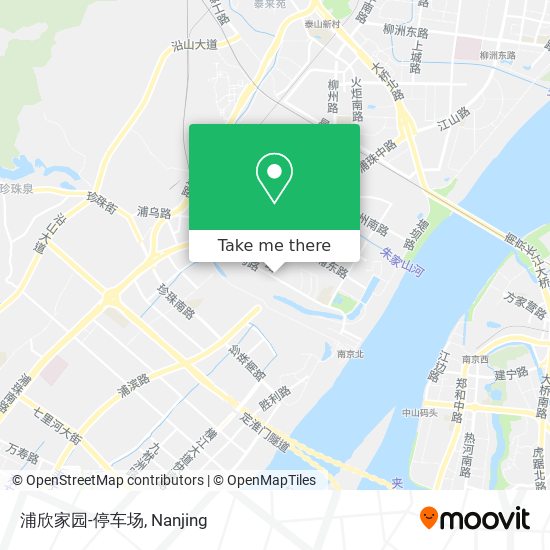 浦欣家园-停车场 map