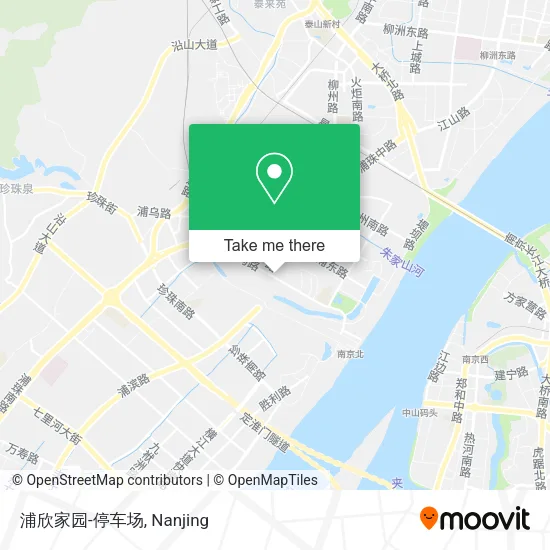 浦欣家园-停车场 map