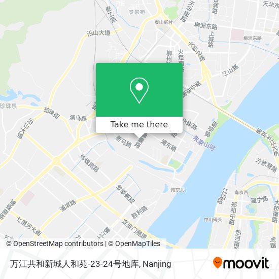 万江共和新城人和苑-23-24号地库 map
