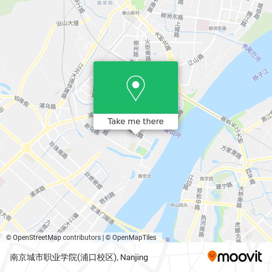 南京城市职业学院(浦口校区) map