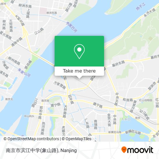 南京市滨江中学(象山路) map
