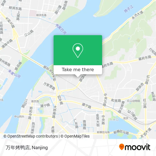 万年烤鸭店 map