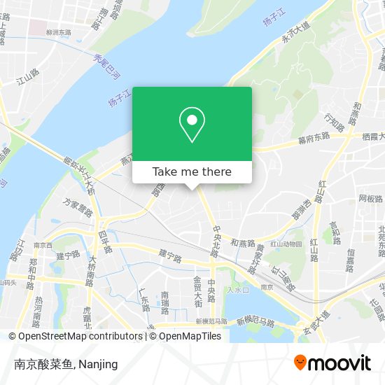 南京酸菜鱼 map