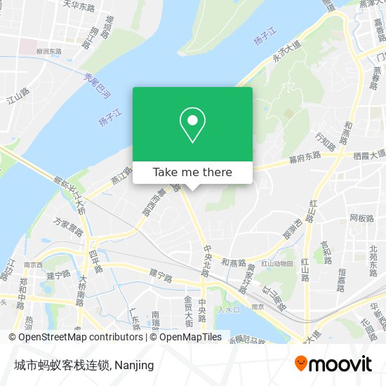 城市蚂蚁客栈连锁 map