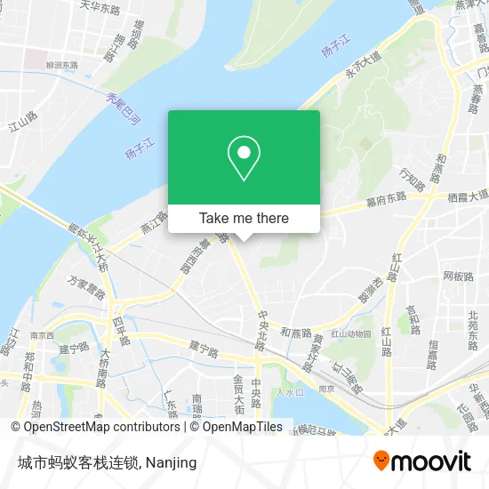 城市蚂蚁客栈连锁 map