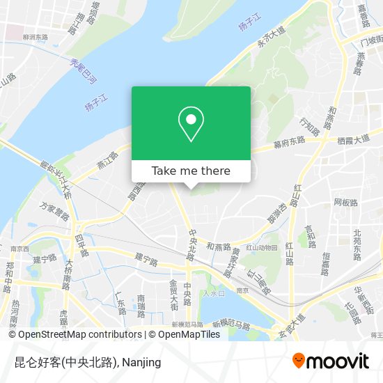 昆仑好客(中央北路) map