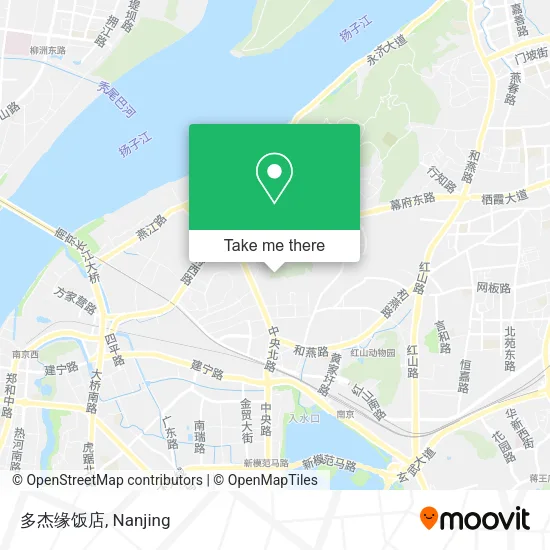 多杰缘饭店 map