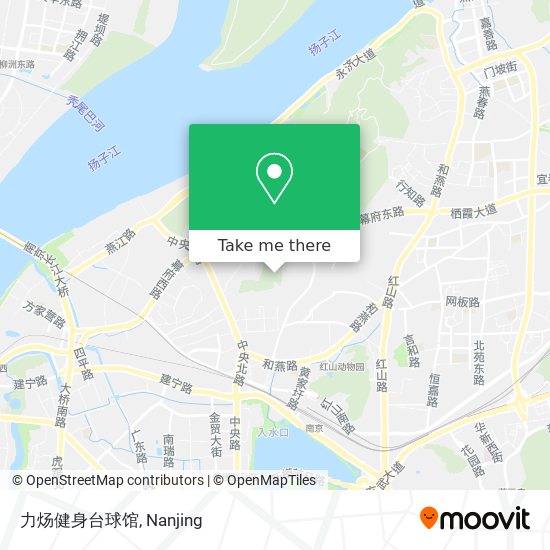 力炀健身台球馆 map