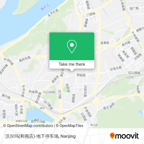 沃尔玛(和燕店)-地下停车场 map