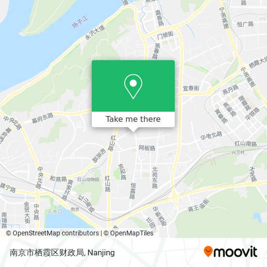 南京市栖霞区财政局 map