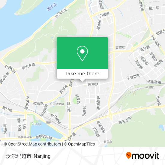 沃尔玛超市 map