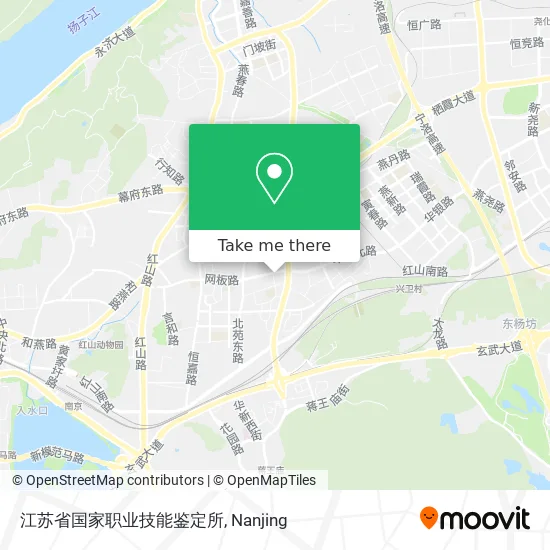 江苏省国家职业技能鉴定所 map