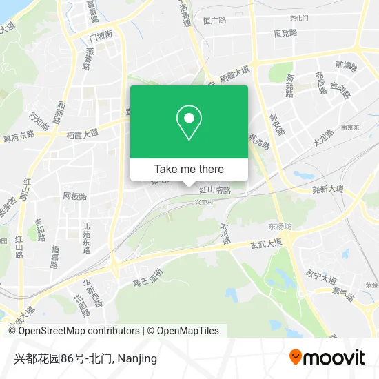 兴都花园86号-北门 map