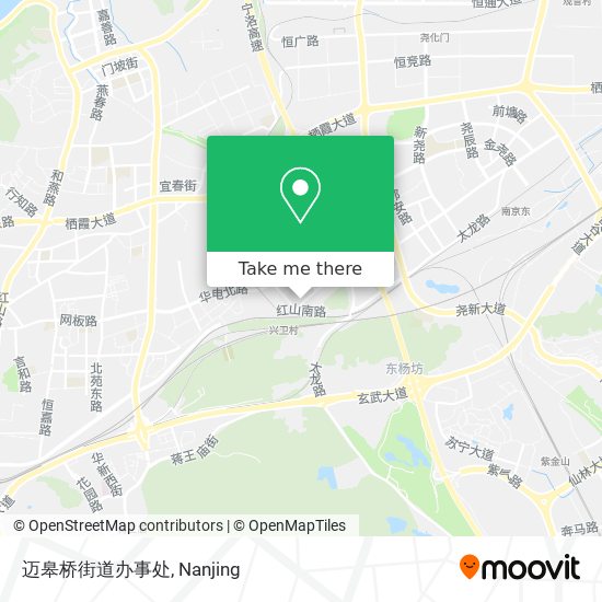 迈皋桥街道办事处 map