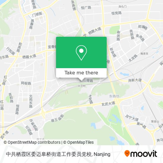 中共栖霞区委迈皋桥街道工作委员党校 map