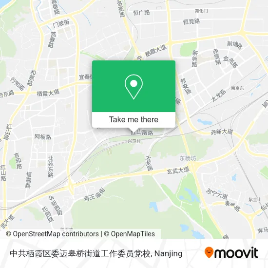 中共栖霞区委迈皋桥街道工作委员党校 map