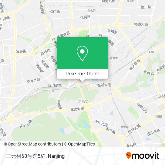 三元祠63号院5栋 map