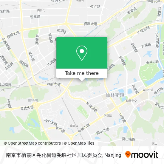 南京市栖霞区尧化街道尧胜社区居民委员会 map