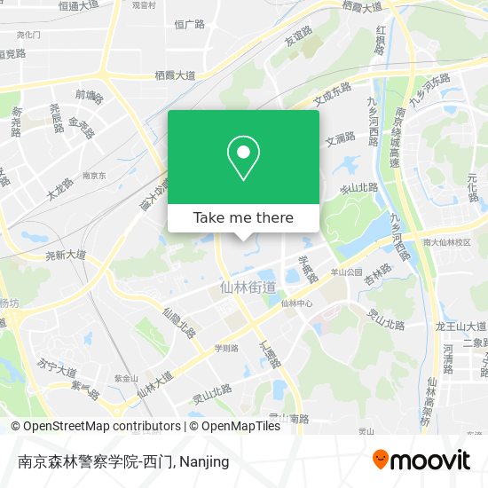 南京森林警察学院-西门 map