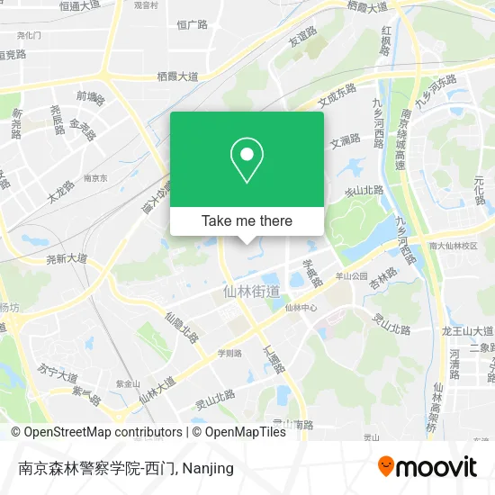 南京森林警察学院-西门 map