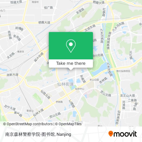 南京森林警察学院-图书馆 map