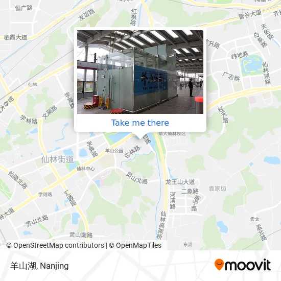 羊山湖 map