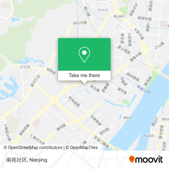 南苑社区 map