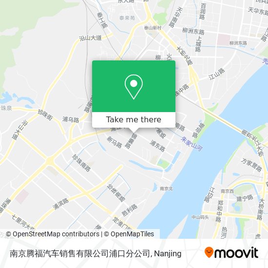 南京腾福汽车销售有限公司浦口分公司 map