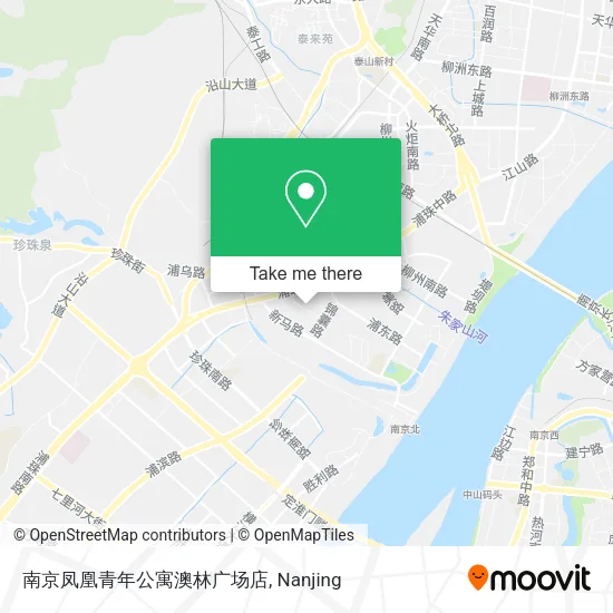 南京凤凰青年公寓澳林广场店 map