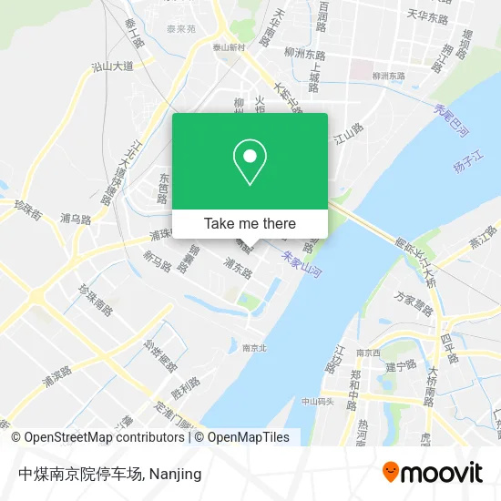中煤南京院停车场 map