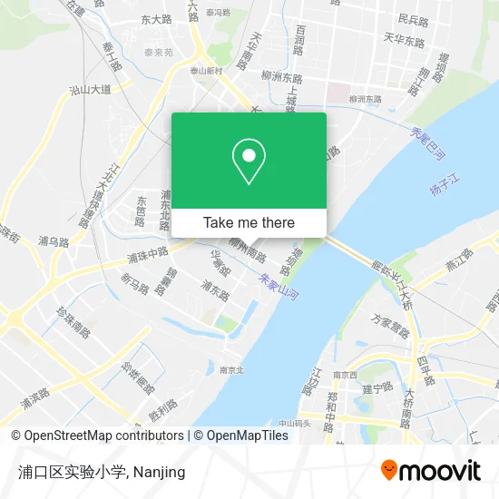 浦口区实验小学 map