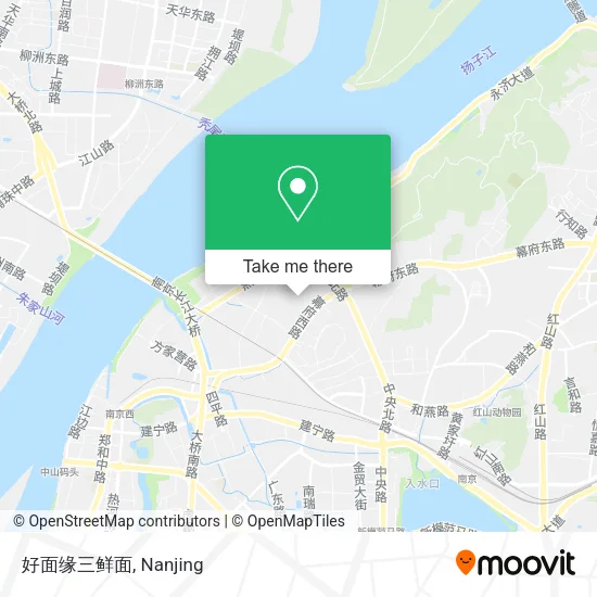 好面缘三鲜面 map