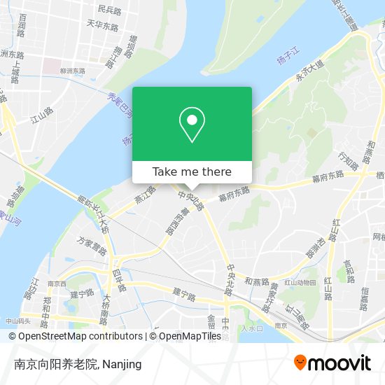 南京向阳养老院 map