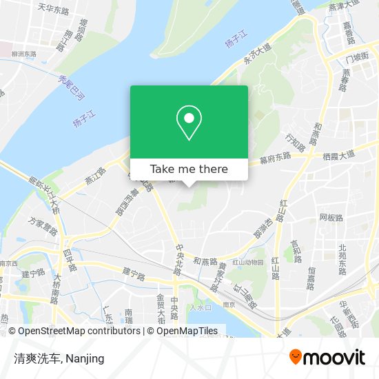 清爽洗车 map