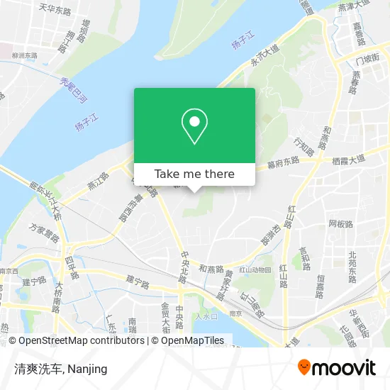 清爽洗车 map