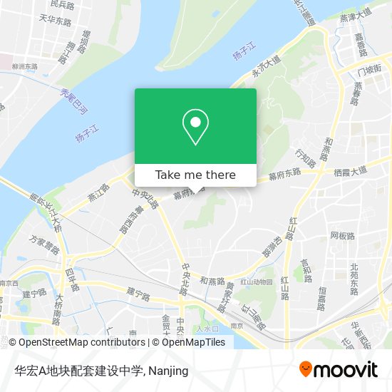 华宏A地块配套建设中学 map