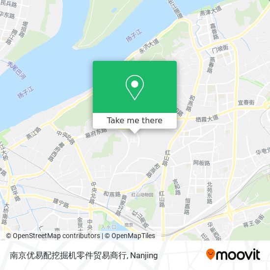 南京优易配挖掘机零件贸易商行 map