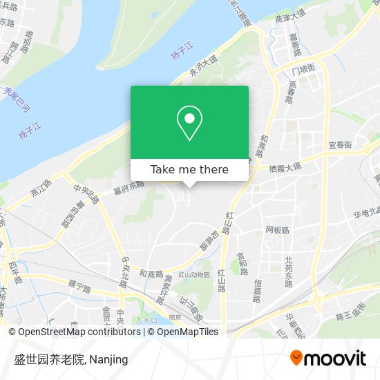 盛世园养老院 map