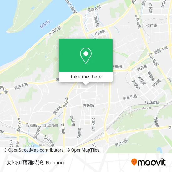 大地伊丽雅特湾 map